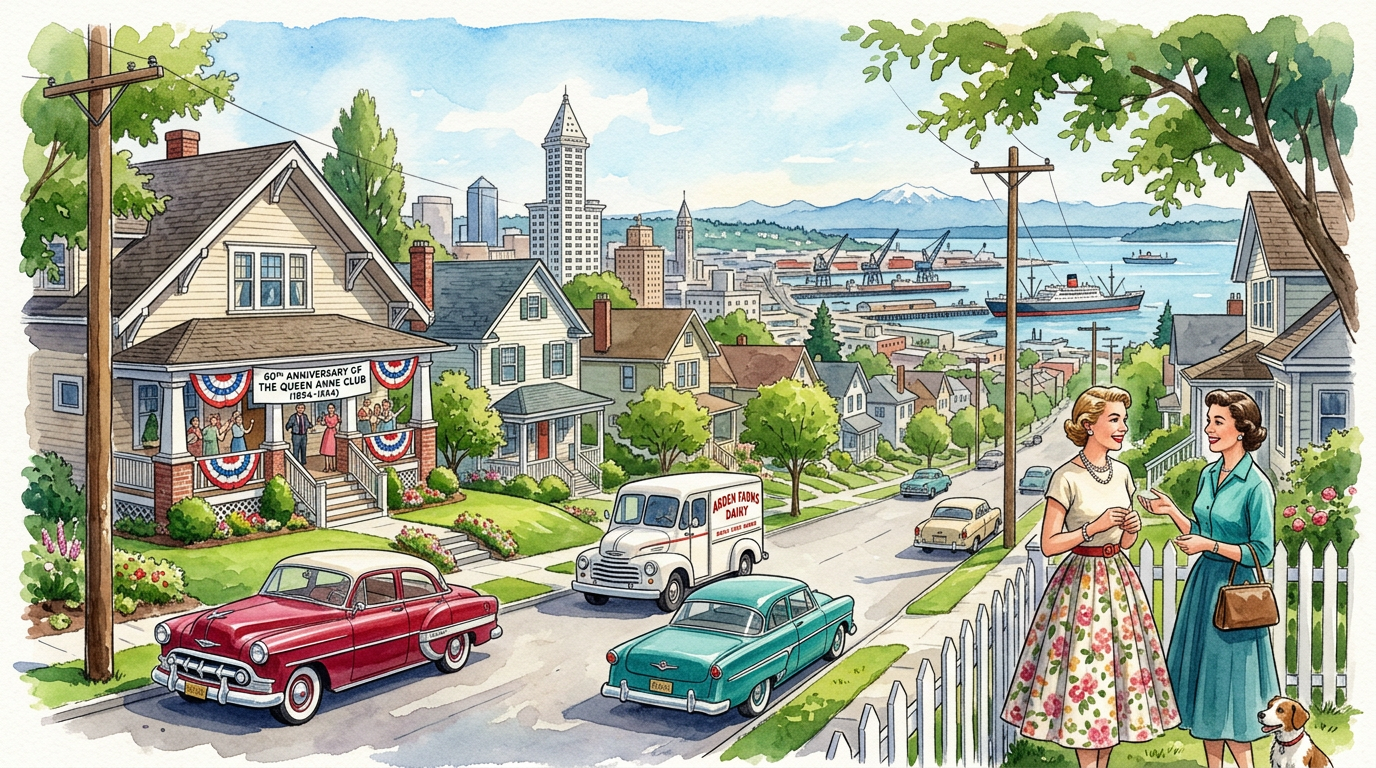 Queen Anne Hill in the 1950s