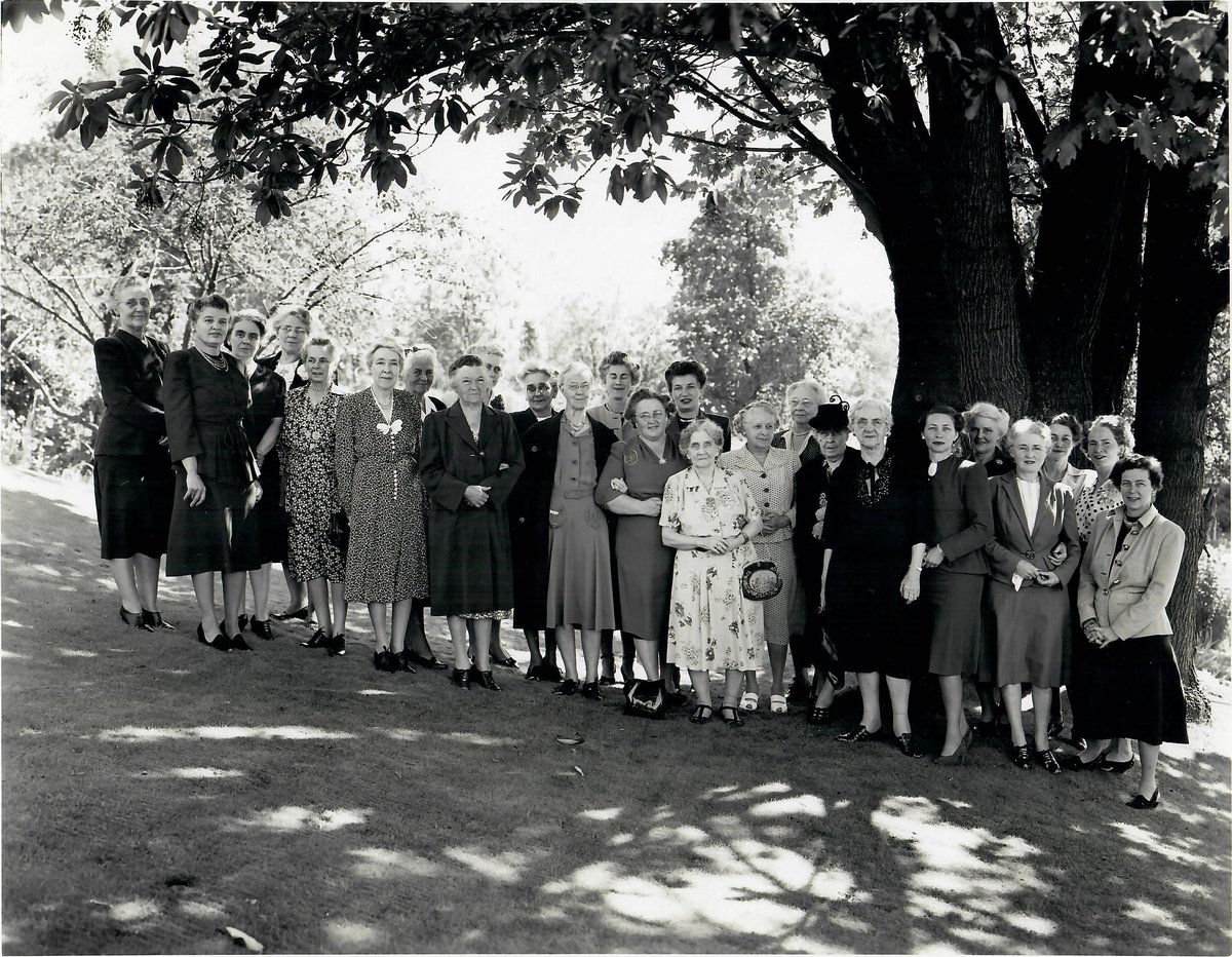 Club members at Bocker's house, 1946